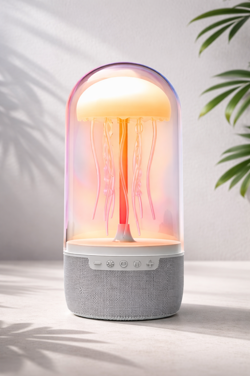 Boxă Portabilă Meduza — Bluetooth 5.0, Lumini Ambientale RGB, TF Card & AUX