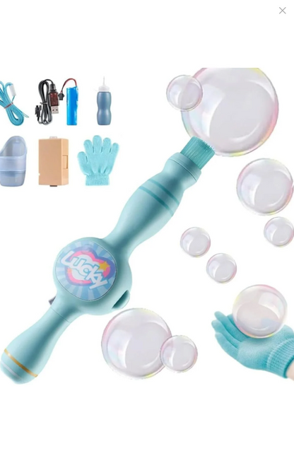Masina de Bule de Fum Magic – Bagheta cu Efect de Ceata, Lumina Roz LED