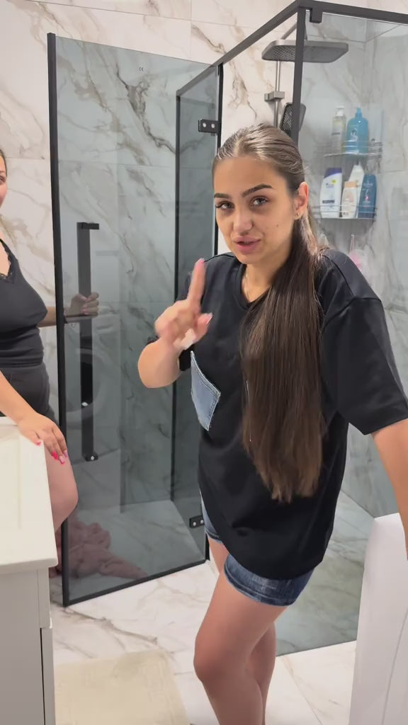 Coloană de Duș Premium – Ploaie Relaxantă, Termostat Inteligent, LED, Rotire 360°, 4 Jeturi de Apă