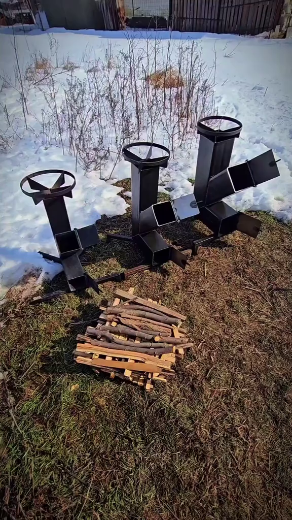 Sobă tip rachetă – Compactă, eficientă și versatilă - Produs original fabricat in Romania.