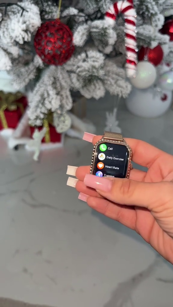 Smartwatch pentru Dama – Ecran FULL HD 1.75”, Monitorizare Sănătate, 130 Sporturi & Notificări