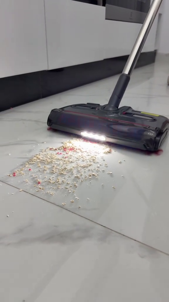 Aspirator Electric Fără Fir cu Perie Auto-Curățare – Ultra Ușor, Puternic, Silențios, Ideal pentru Păr de Animale, Podele și Covoare