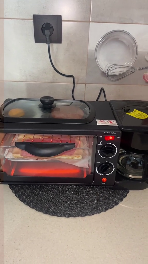 Aparat Multifuncțional pentru Mic Dejun 3 in 1